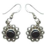 Silver Gemstone Earring