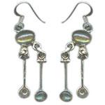 Silver Gemstone Earring