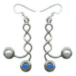 Silver Gemstone Earring