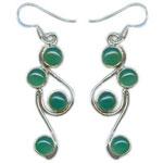 Silver Gemstone Earring