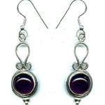 Silver Gemstone Earring