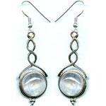 Silver Gemstone Earring