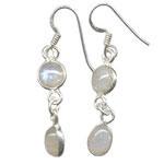 Silver Gemstoe Earring