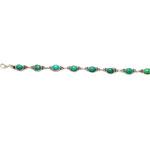 Silver Gemstone Bracelet