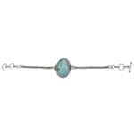 Silver Gemstone Bracelet