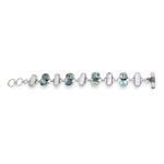 Silver Gemstone Bracelet