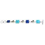 Silver Gemstone Bracelet