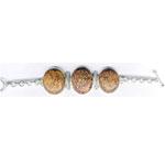 Silver Gemstone Bracelet