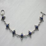 92.5 Silver Gemstone Bracelet