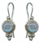 Silver Gemstone Earring