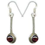 Silver Gemstone Earring