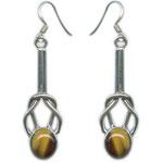 Silver Gemstone Earring