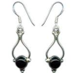 Silver Gemstone Earring