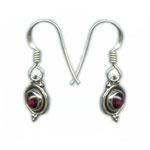 Silver Gemstone Earring