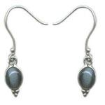 Silver Gemstone Earring